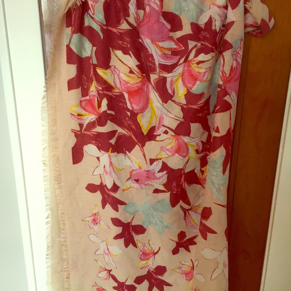 Floral scarf/wrap